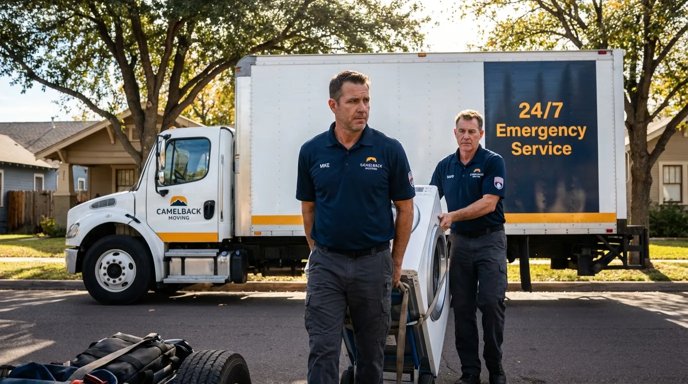 CamelBack Moving crew loading furniture in Artesia, NM
