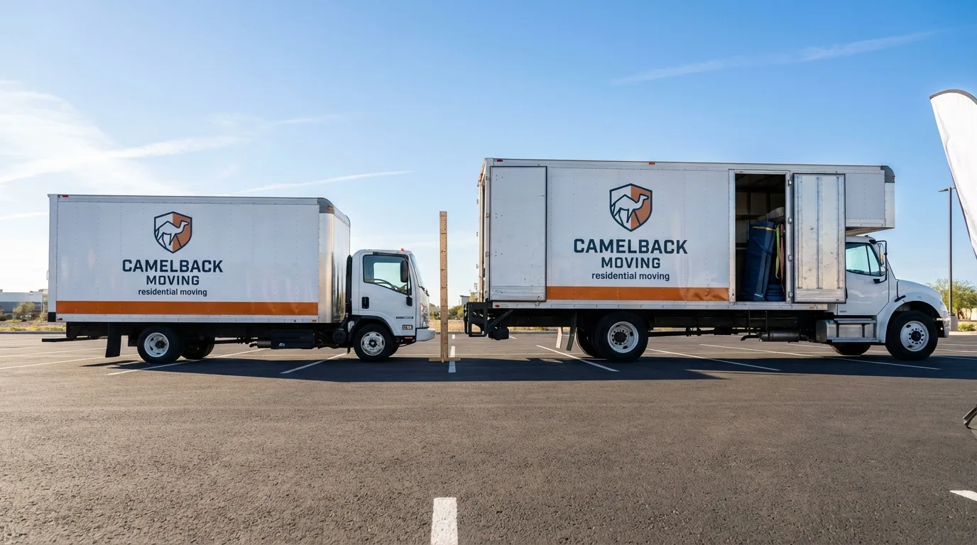 Moving truck size capacity guide in Artesia